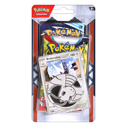 Pokémon trading card game pack with a card featuring a ghost-like creature design.